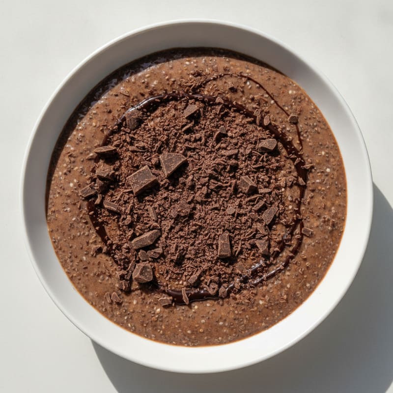 Protein Peanut Butter Chocolate Chia Pudding