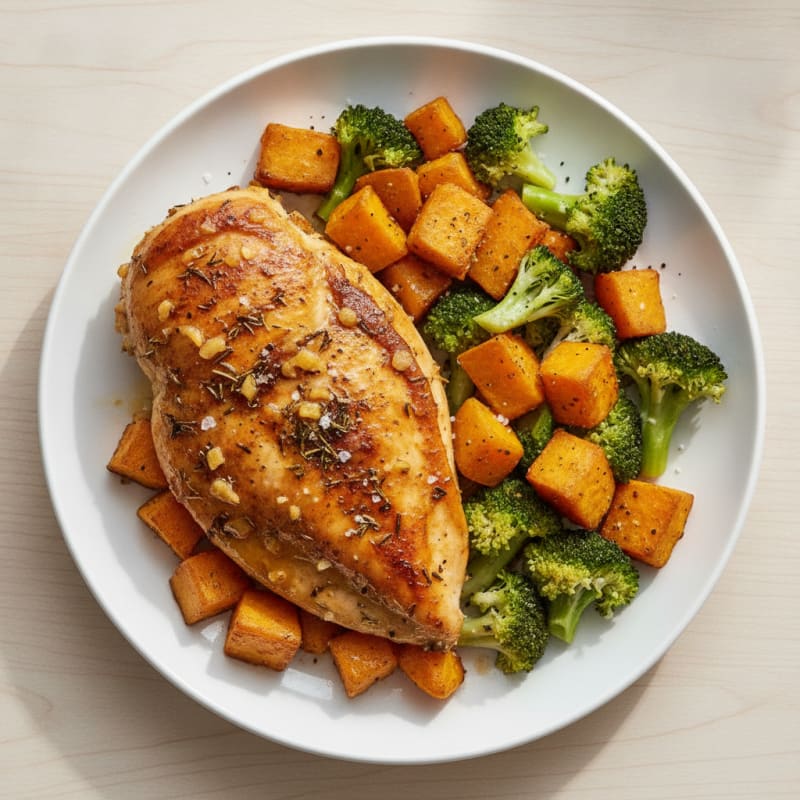 Garlic Herb Roasted Chicken Breast