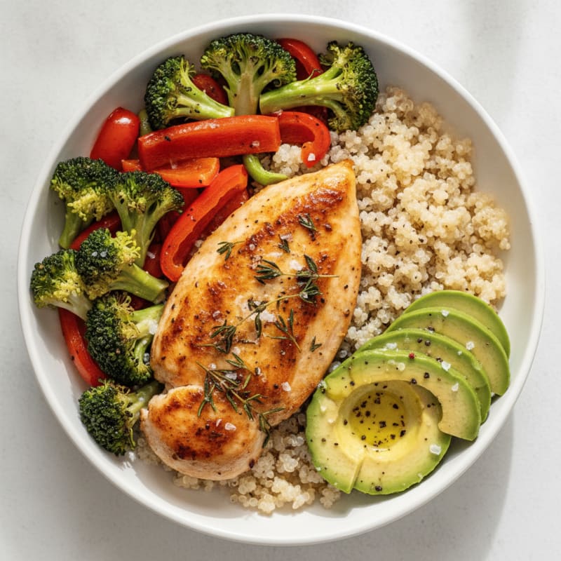 Chicken and Veggie Power Bowl