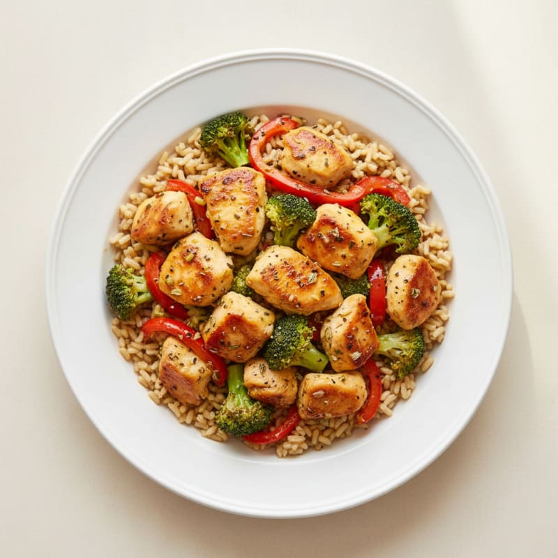Quick Lemon Herb Chicken Stir-Fry
