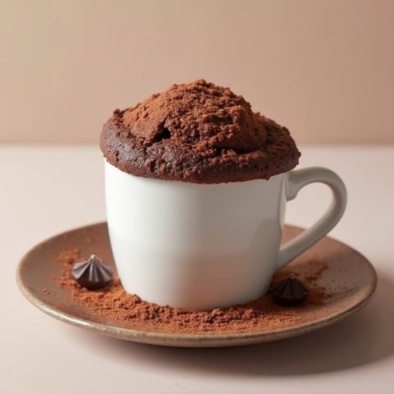 Protein-Rich Double Chocolate Mug Cake