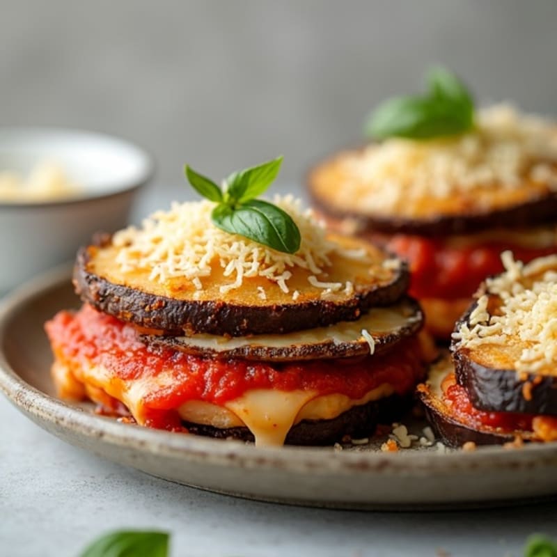 Crispy Baked Eggplant Parmesan Hero