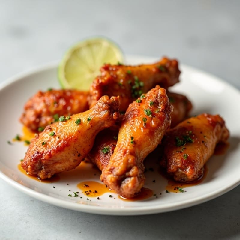 Crispy Honey Glazed Chicken Wings
