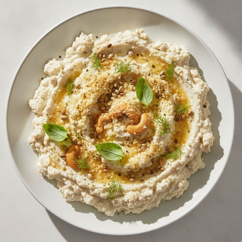 Creamy Cashew Cottage Cheese Alternative