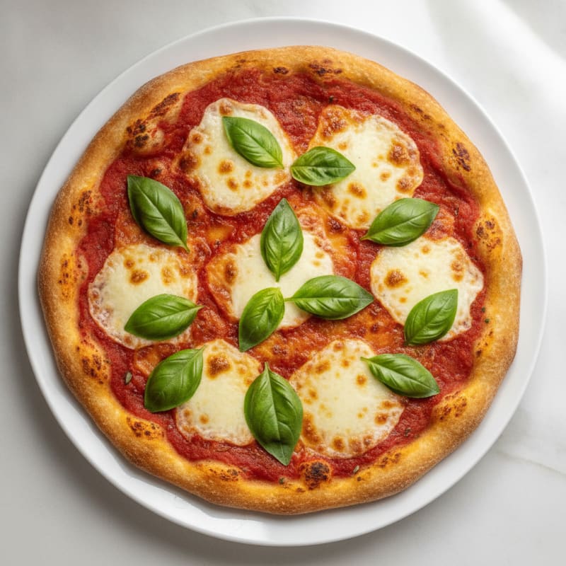 Classic Margherita Pizza with Fresh Basil