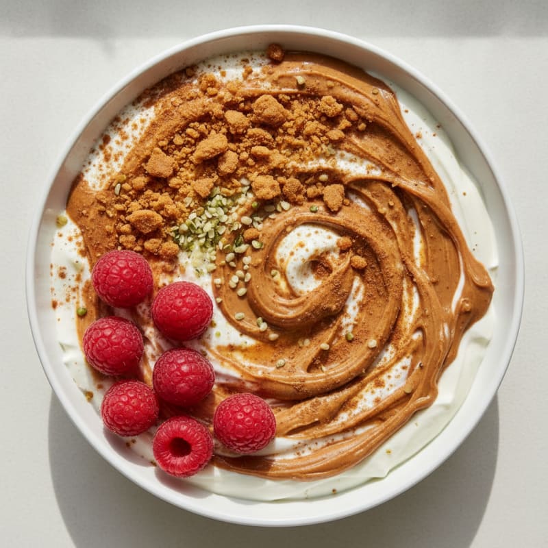 Biscoff Yogurt Swirl Bowl