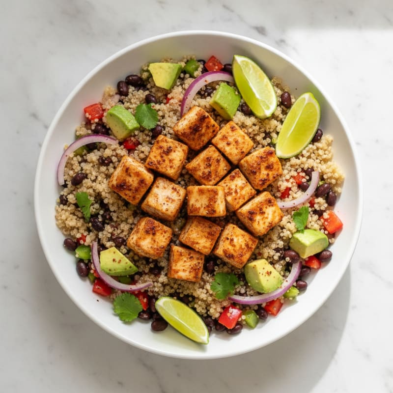 Spicy Chicken and Quinoa Protein Bowl