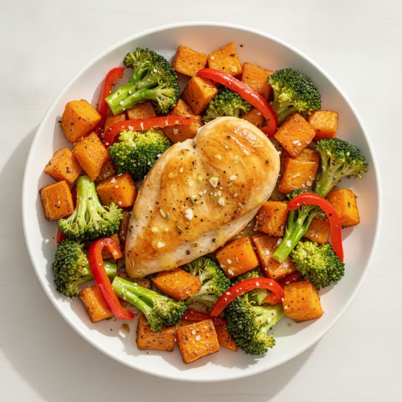 Lemon Herb Chicken with Roasted Vegetables