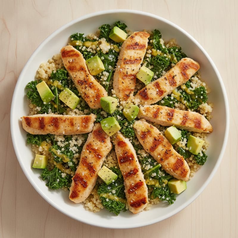 Lemon-Herb Chicken and Quinoa Power Bowl