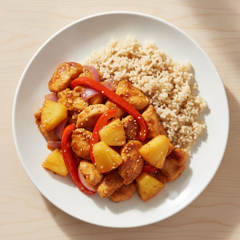 Sweet and Sour Chicken with Pineapple