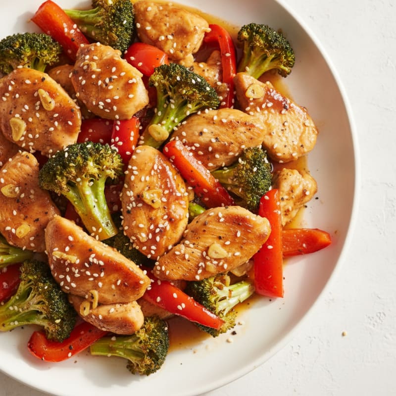Teriyaki Chicken with Roasted Vegetables