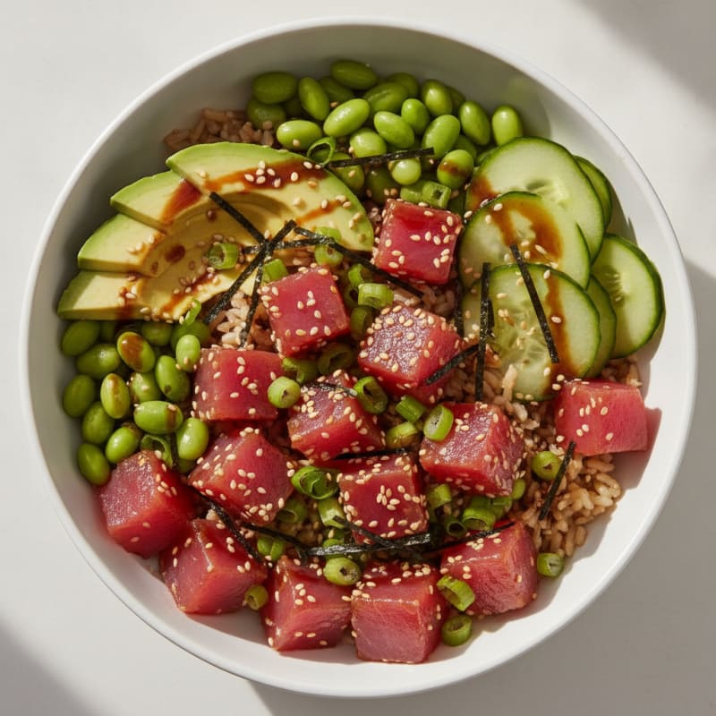 Ahi Tuna Poke Bowl