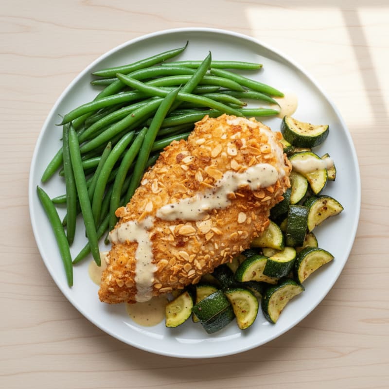 Crispy Buttermilk Fried Chicken Dinner