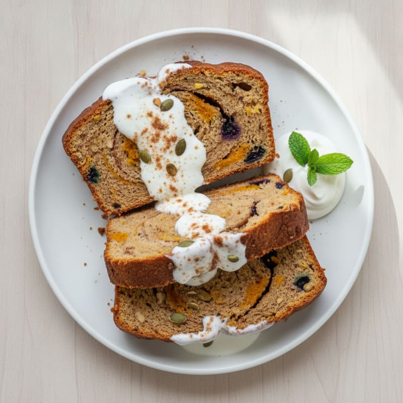 Pumpkin Yogurt Protein Bread