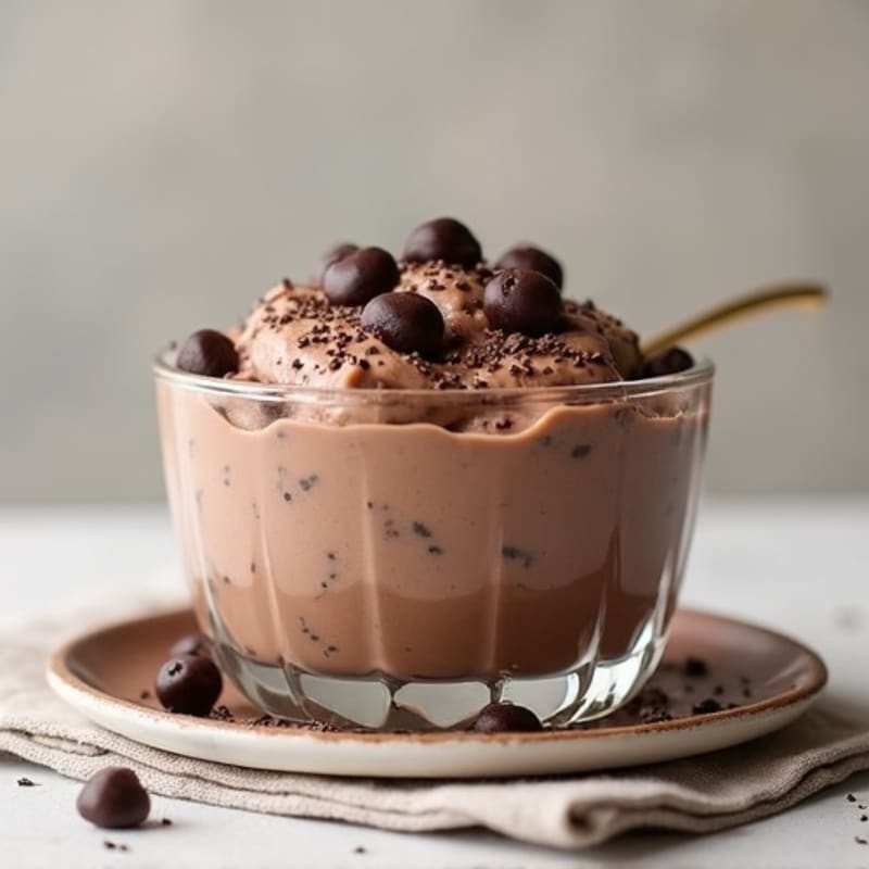 Chocolate Protein Rice Pudding