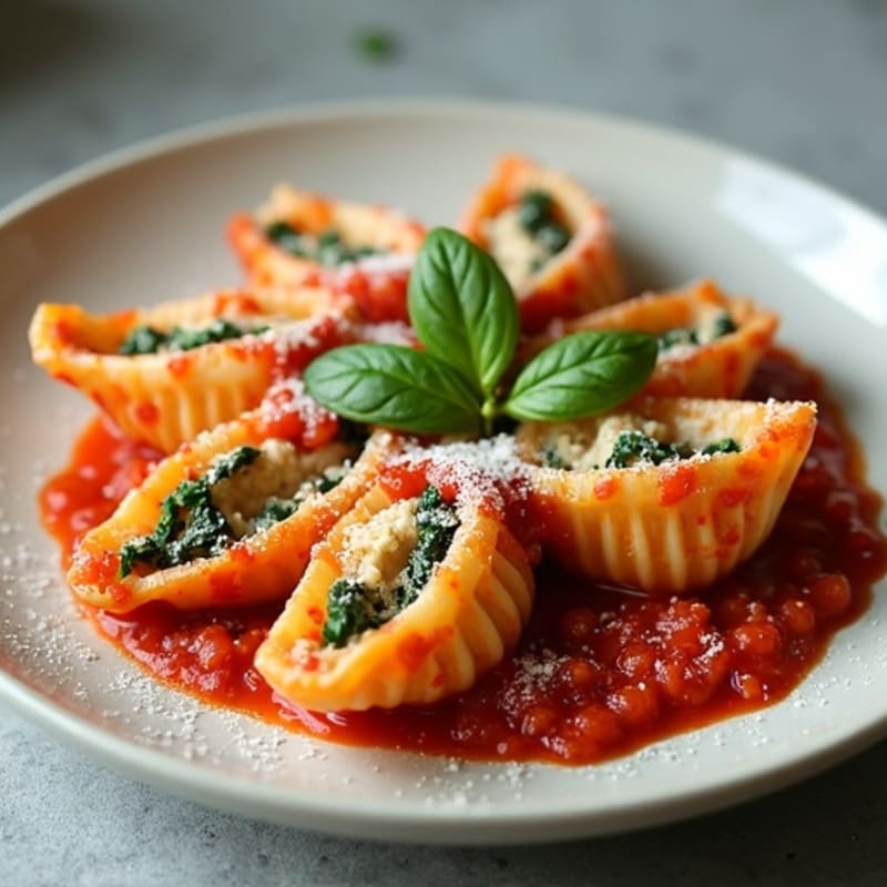Protein-Packed Ricotta Spinach Stuffed Shells