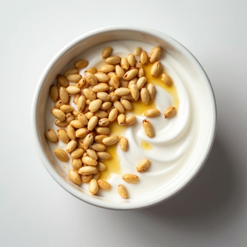 Greek Yogurt with Toasted Sunflower Seeds