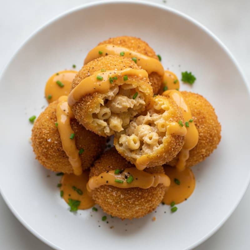 Deep-Fried Mac & Cheese Balls
