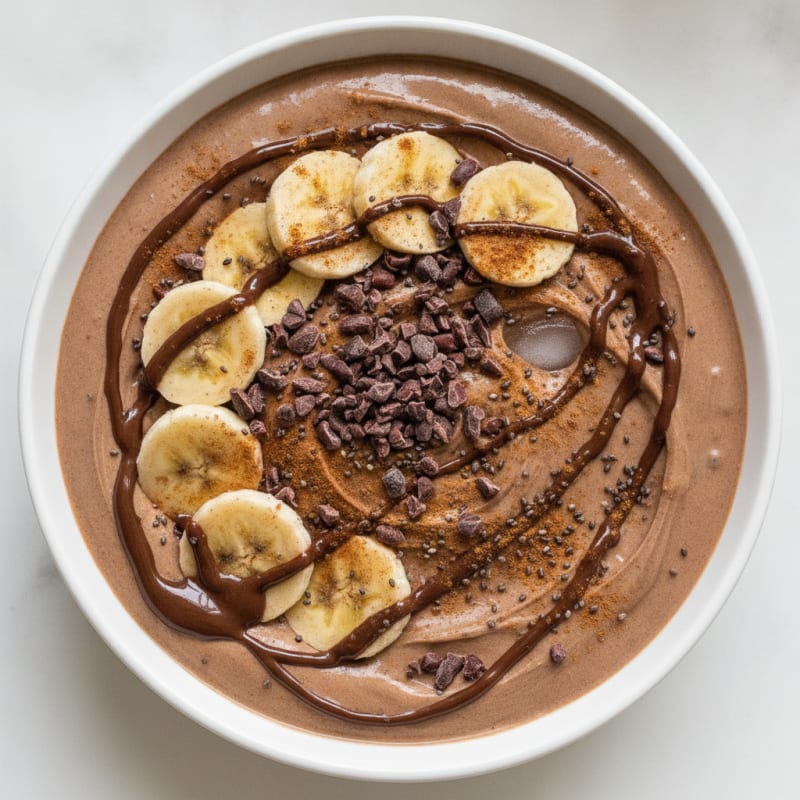 Decadent Chocolate Banana Smoothie