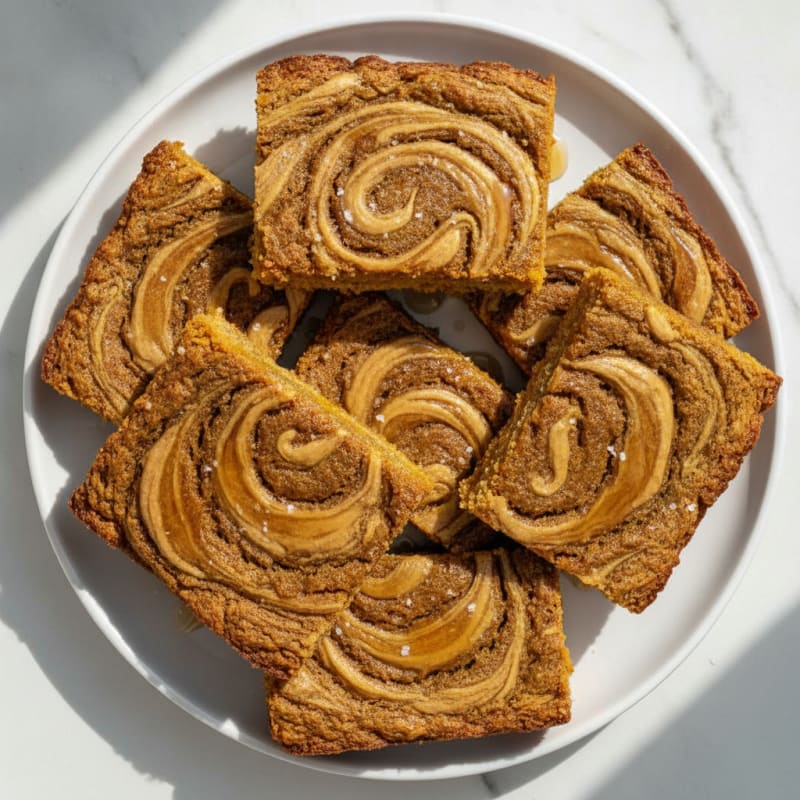Protein Pumpkin Spice Swirl Bars