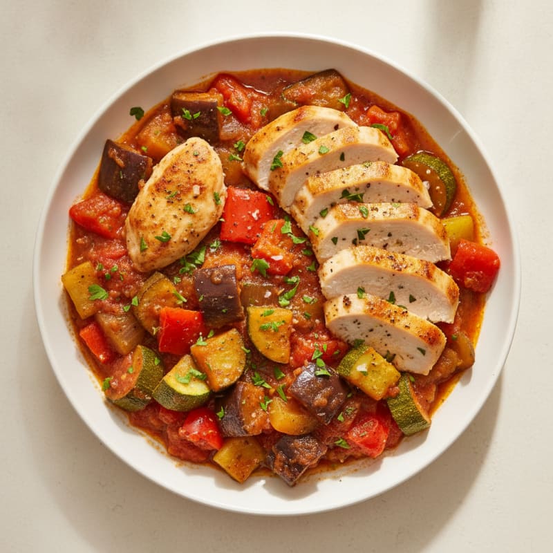 Roasted Vegetable Ratatouille with Herbs