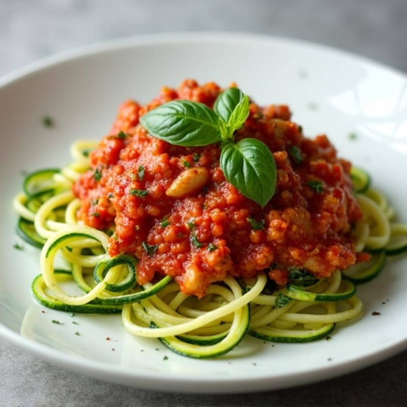 Protein-Packed Turkey and Zucchini Noodle Marinara