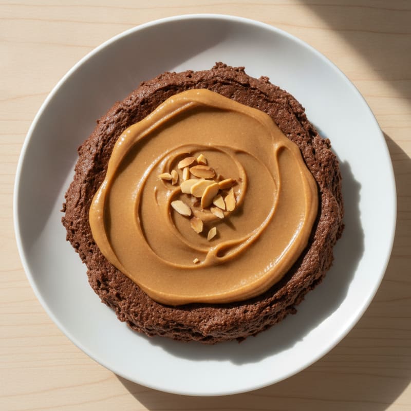 Silky Chocolate Protein Pudding with Almond Butter