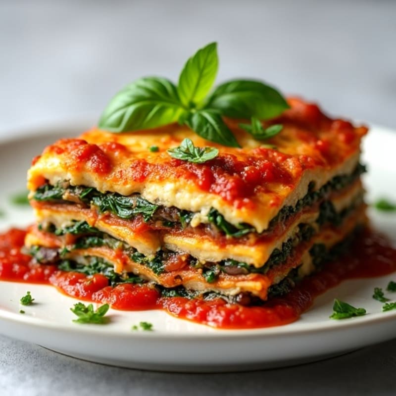 Healthy Layered Veggie Lasagna