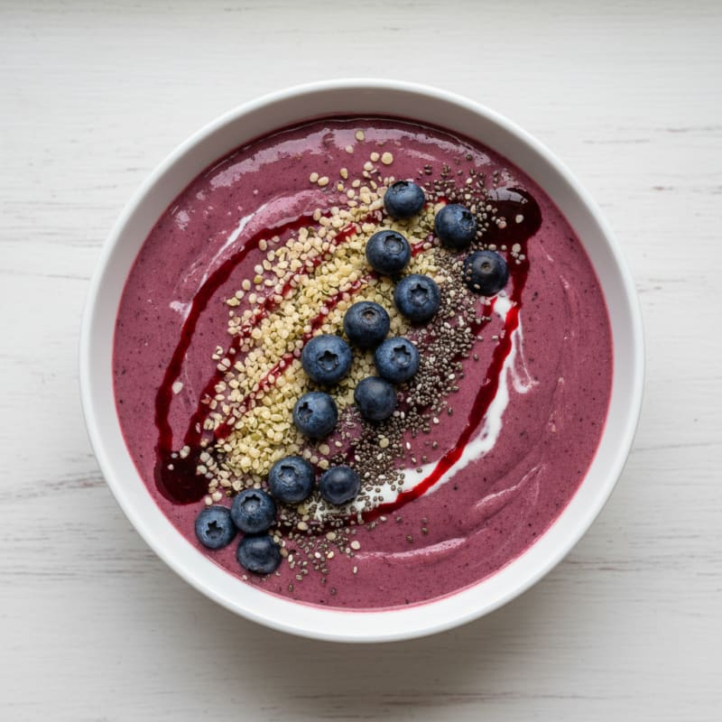 Creamy Berry Banana Smoothie Bowl