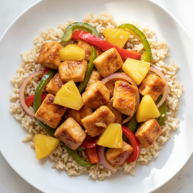 Sweet and Sour Chicken with Pineapple