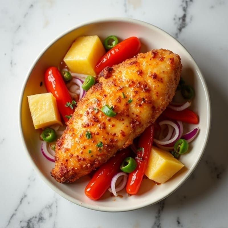 Crispy Baked Sweet and Sour Chicken