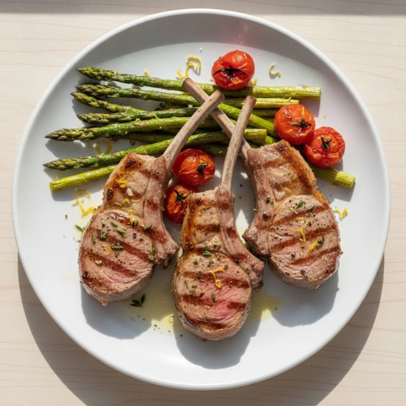 Grilled Herb Lamb Chops