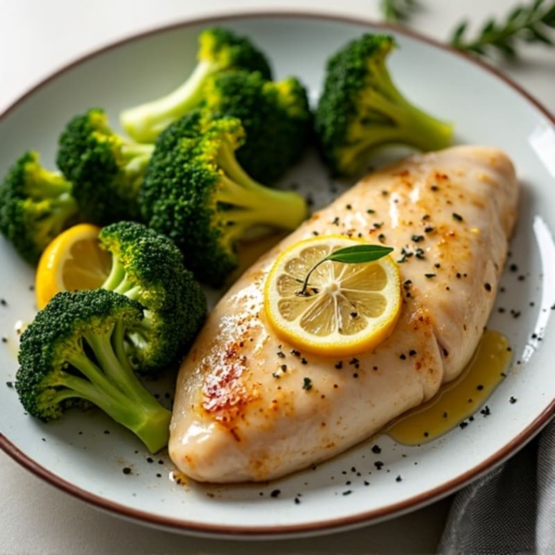 Sheet Pan Lemon Herb Chicken with Roasted Broccoli