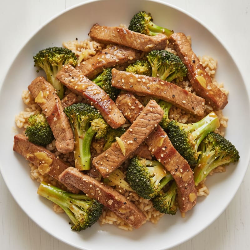 Sesame Beef and Broccoli Stir-Fry