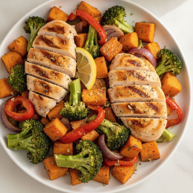 Chicken and Roasted Vegetable Medley