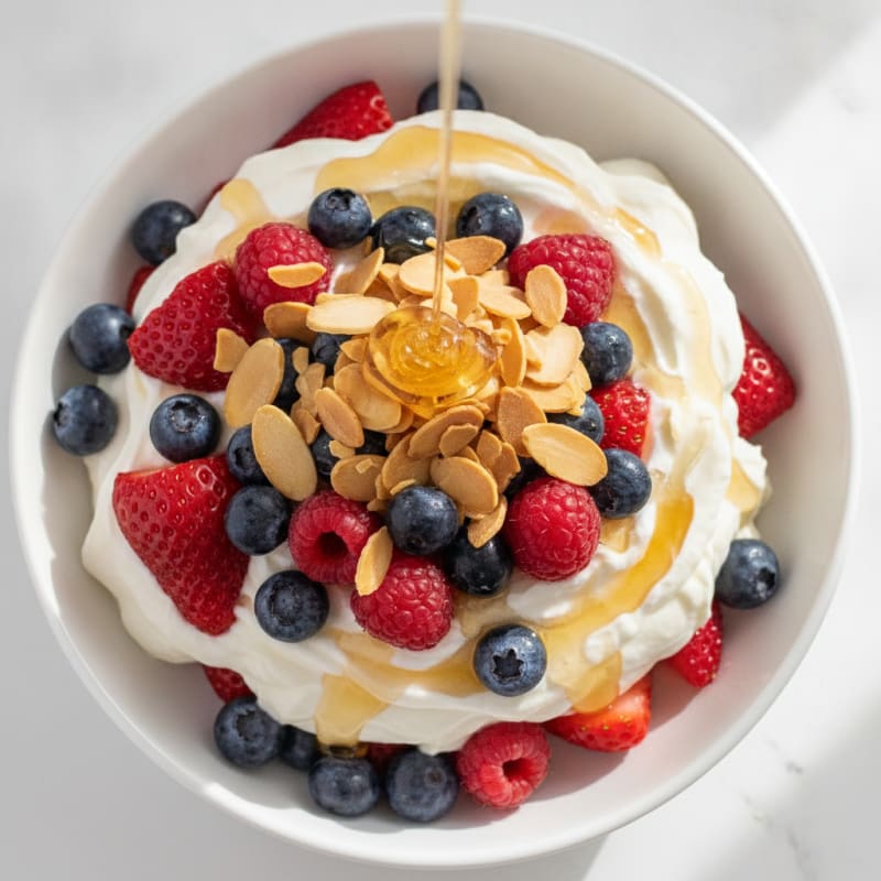 Creamy Greek Yogurt Protein Parfait with Berries