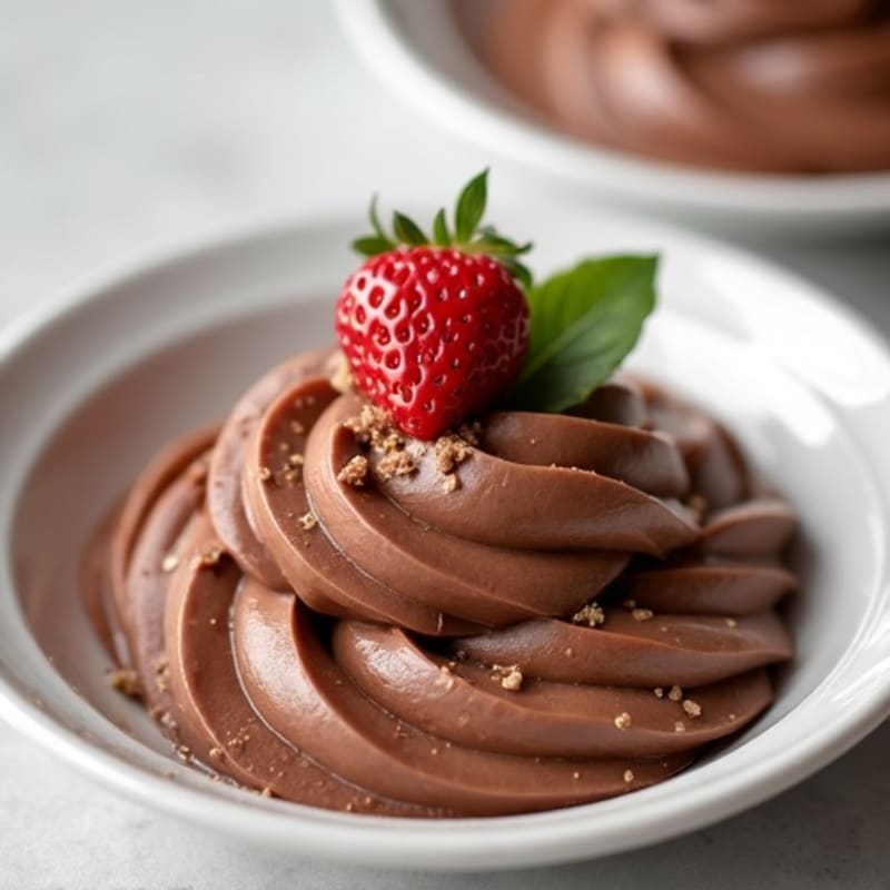 Silky Chocolate Protein Pudding with Greek Yogurt