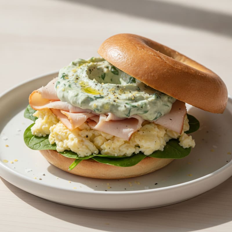 Protein-Packed Plain Bagel