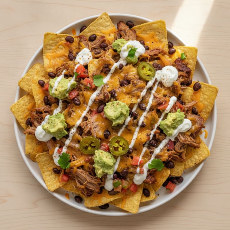 Smoky Pulled Pork Nachos