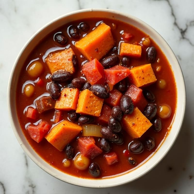 Hearty Black Bean and Sweet Potato Chili