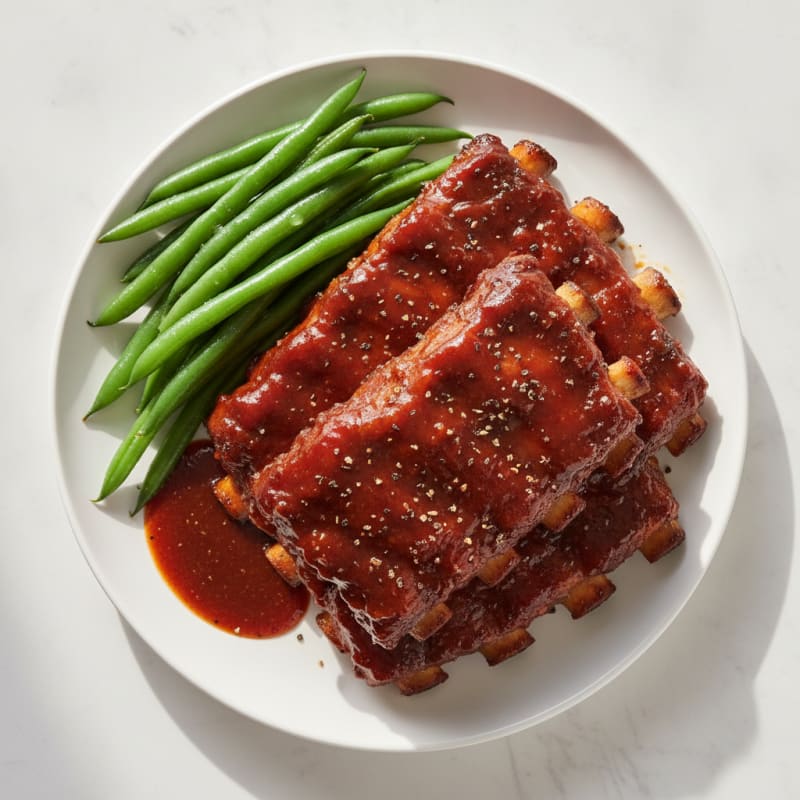 Sticky BBQ Baby Back Ribs