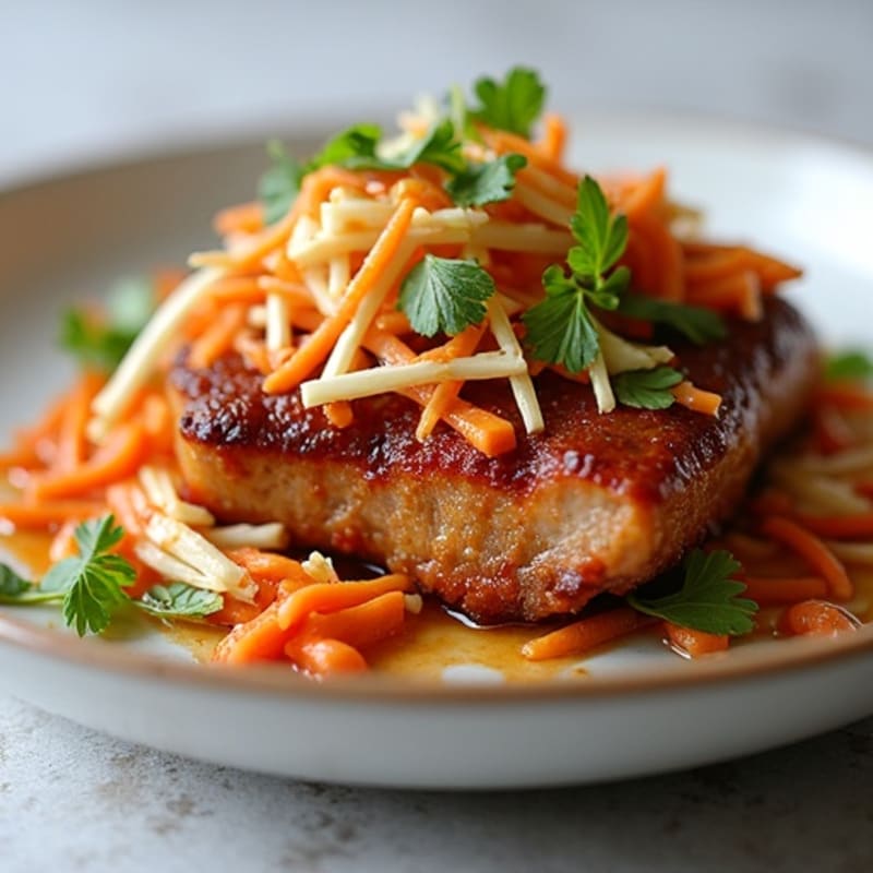 Crispy Slow-Cooked Pork with Fresh Cabbage Slaw