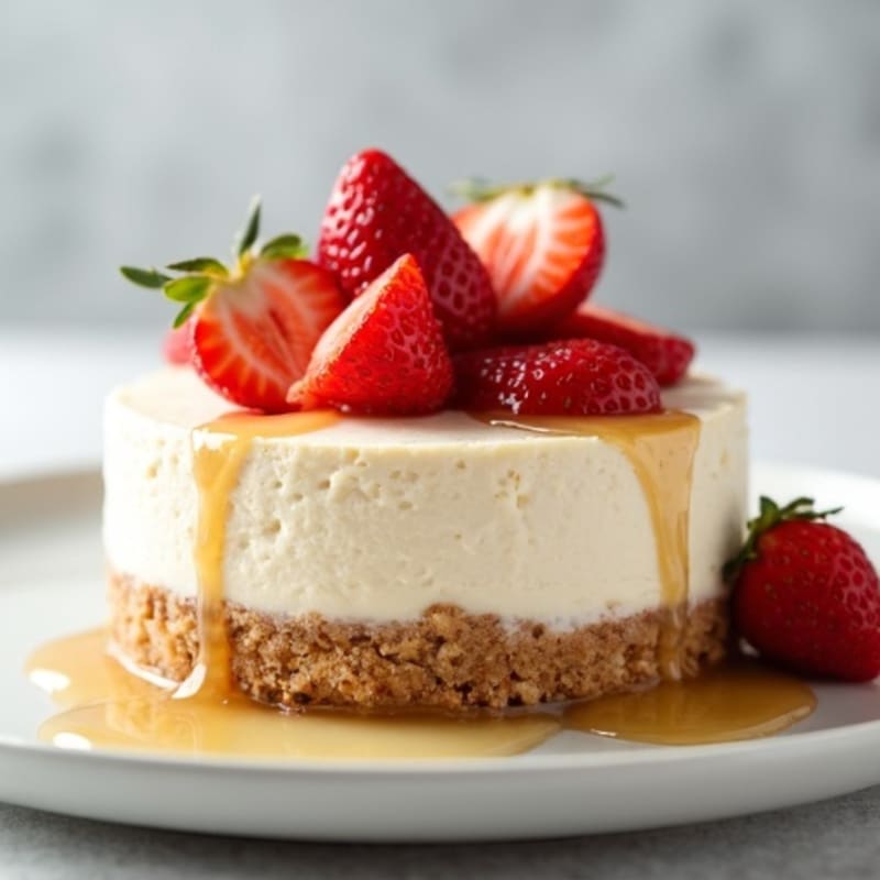 Creamy Greek Yogurt Protein Cheesecake