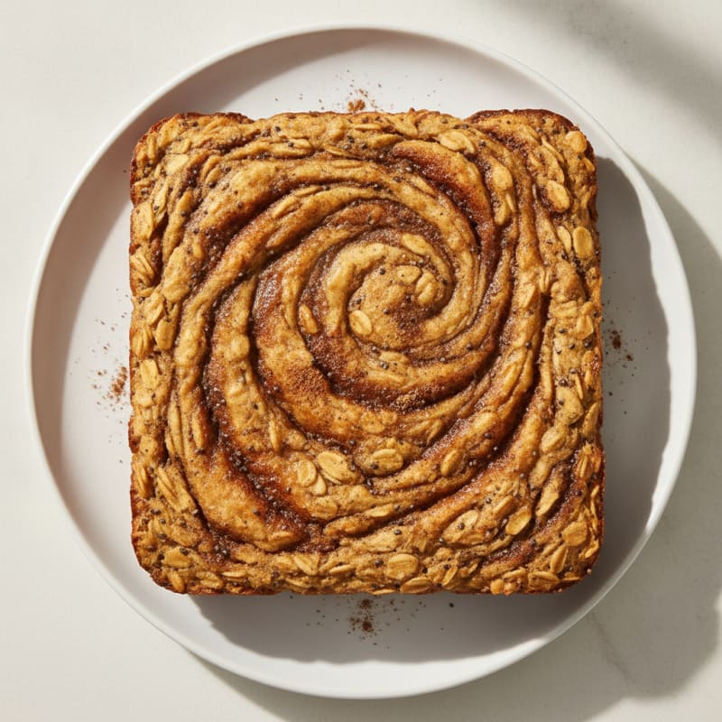 Cinnamon Swirl Baked Oatmeal