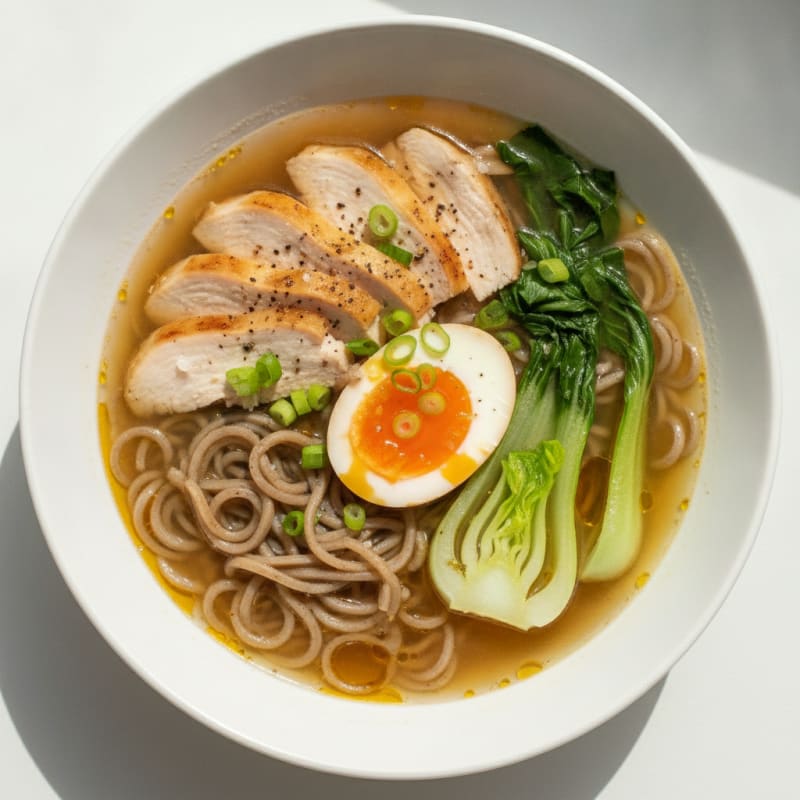 Chicken Ramen with Jammy Egg