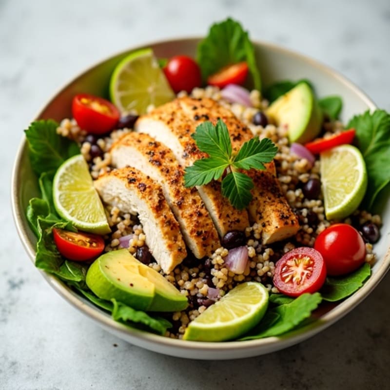 Zesty Lime Quinoa Black Bean Salad