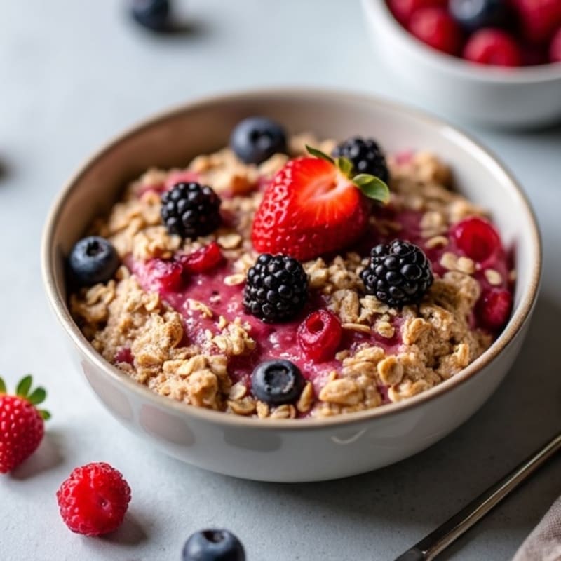 Dairy-Free Gluten-Free Berry Baked Oatmeal