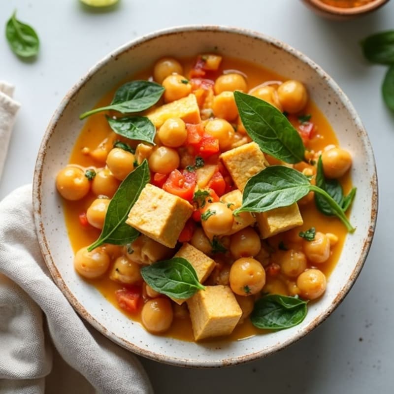 Creamy Coconut Curry Chickpea Stew