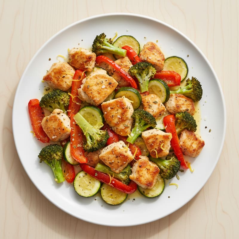 Sheet Pan Lemon Herb Chicken and Veggies