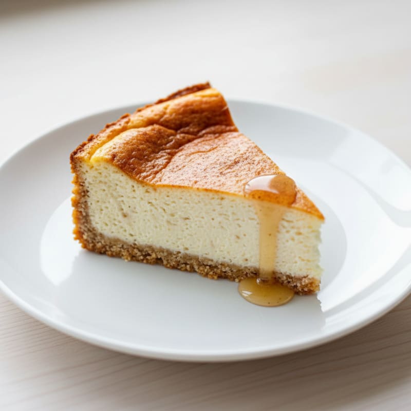 Protein Cheesecake with Oat Crust